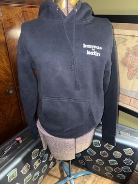 VINTAGE VIBES Kanvas by Katin Black Surf Hoodie - Size Small